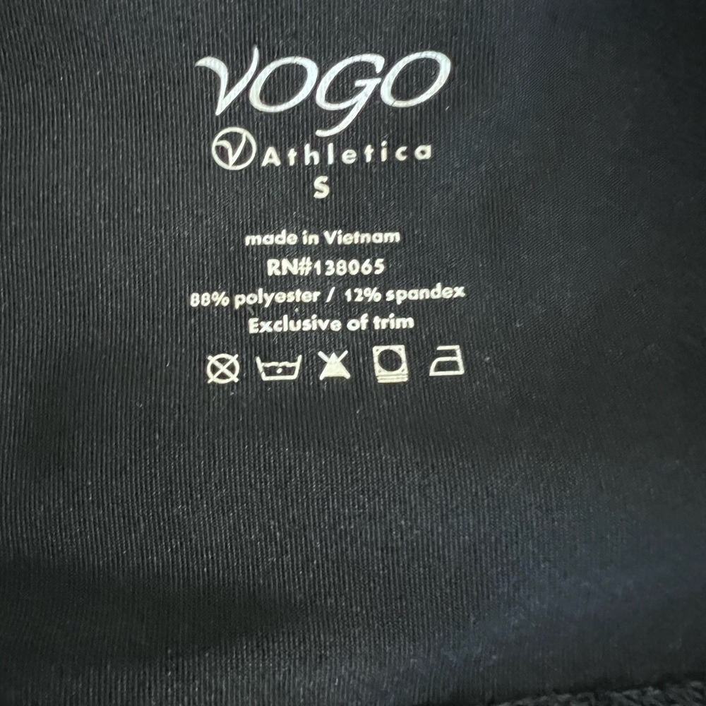 VOGO Athletica Women’s Leggings with Rose Gold Stars Size Small - Picture 2 of 4